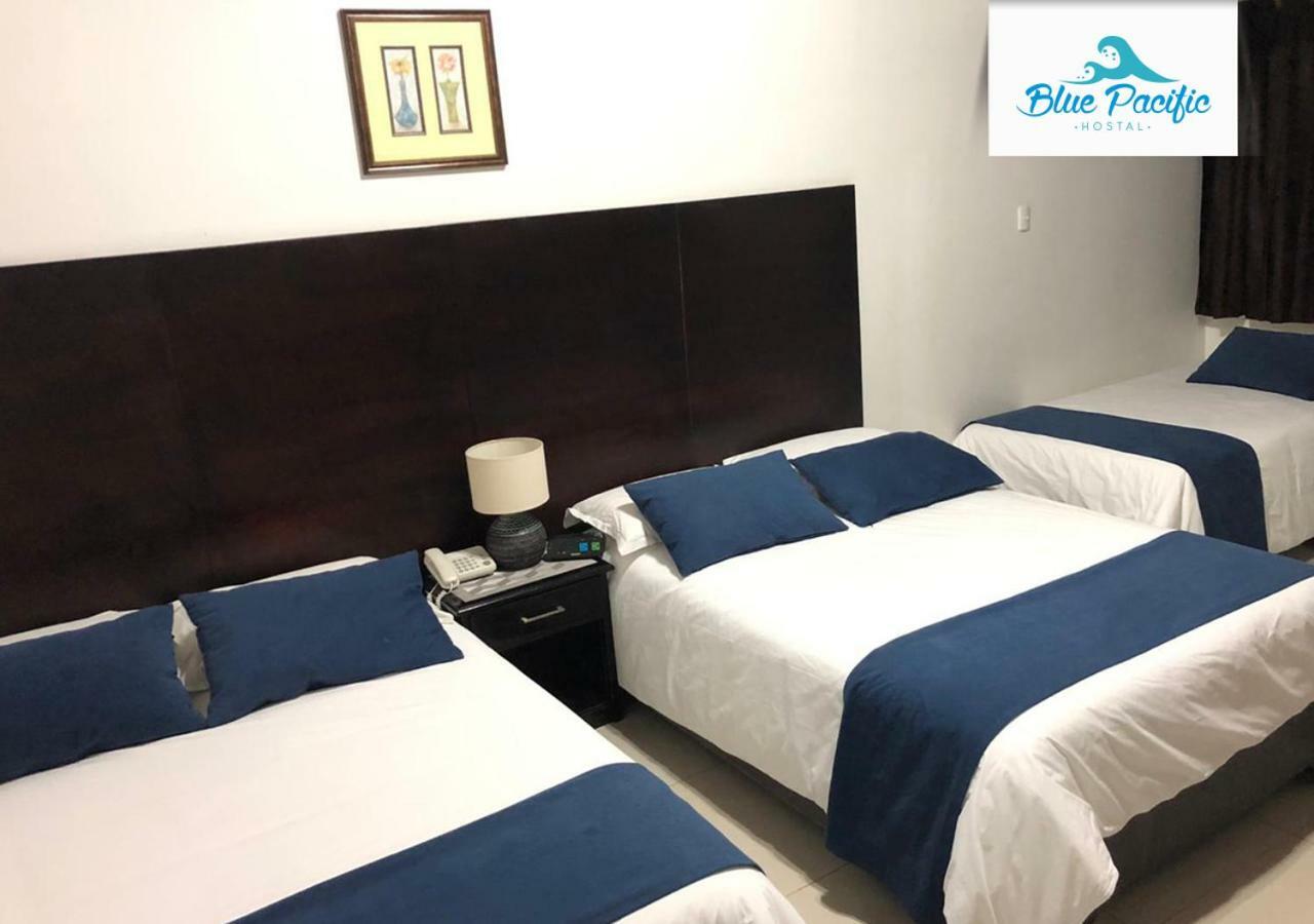 Hostal Blue Pacific Manta Exterior foto