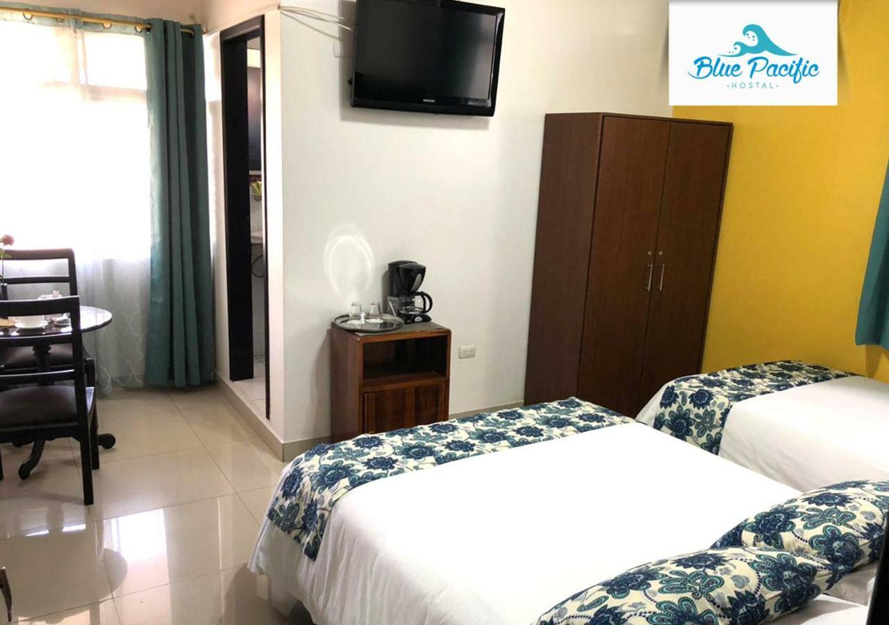 Hostal Blue Pacific Manta Exterior foto
